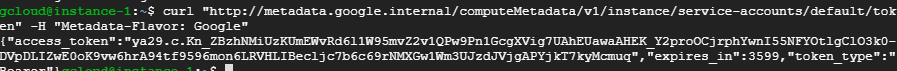 Google ADC with short-lived credential