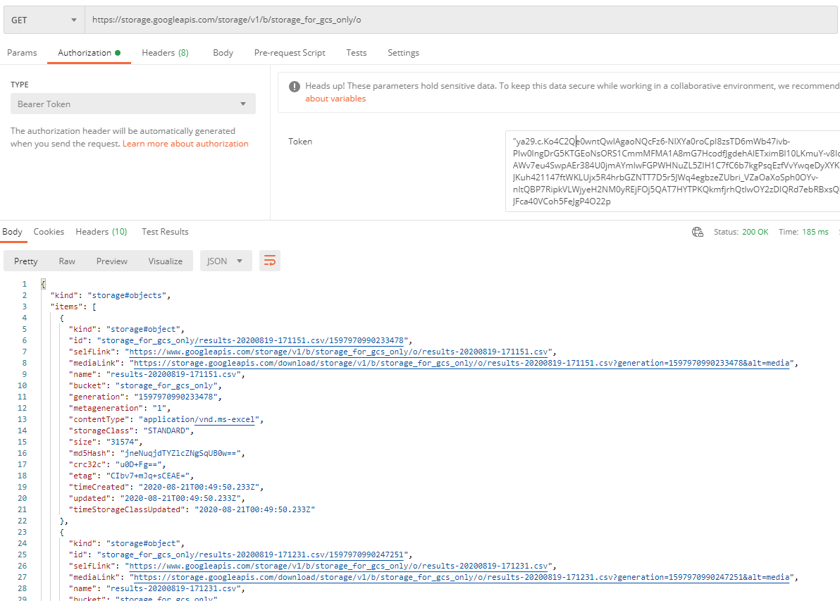 Google ADC with short-lived credential