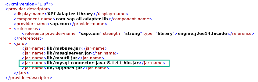 Note: Use sdaMakerTool to deploy JDBC/JMS driver to SAP PI/PO